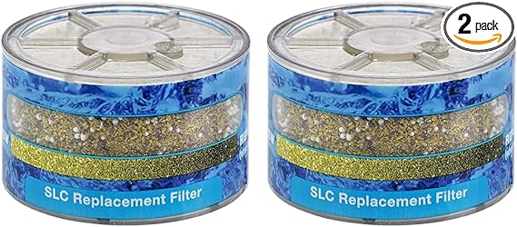 Sprite Slim-Line (SLC) Shower Filter Replacement Cartridge, 1 Count (Pack of 2), Blue