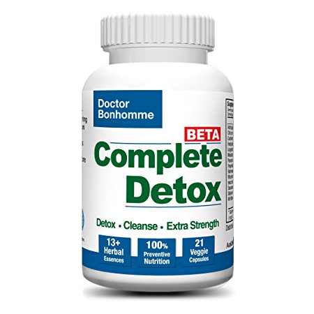 #1 Complete Detox [BETA Formula ]7 day 21 Caps – Accelerated whole body detox with laxative for most thorough cleanse;