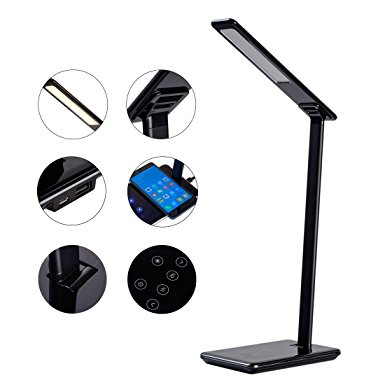 Led Table Desk Lamp Wireless Qi Charger Pad Multi-functional Charging Easily And Safety Soft Book Reading Light, Comfortable Brightness Lucency By ZDW