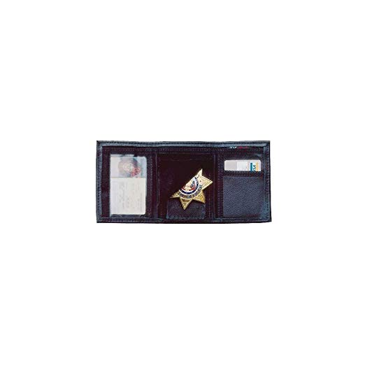 DeSantis Ambidextrous - Black - Leather Badge/ID Wallet