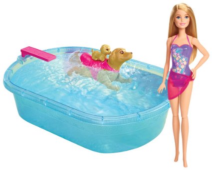 Barbie Swimmin' Pup Pool Set