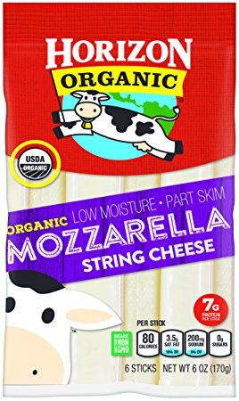 Horizon Organic, Mozzarella Cheese Sticks, 6 oz