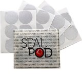 Sealpod Espresso Lids for Nespresso Reusable Capsules - Foil Seals Fill Your Own Capsules with Our Sticker Lids 100package
