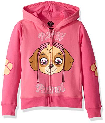 Paw Patrol Girls' Little Skye Toddler Hoodie, hot Heather Pink, M-5/6