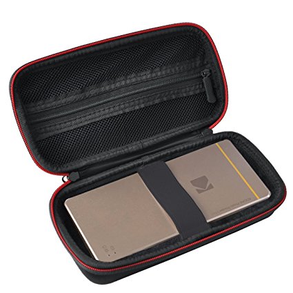 HESPLUS Shockproof Case Travel Bag for Kodak Mini Portable Mobile Instant Photo Printer - Black