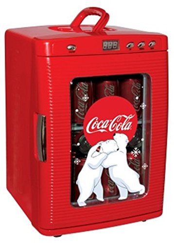 Coca Cola KWC-25 28-Can Capacity Portable 12-V Car Fridge with LED Display