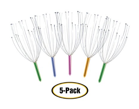 Body Back Company's Scalp Massager 5-pack (Colors May Vary)