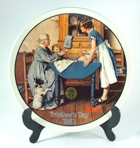 Knowles "Add Two Cups and a Measure of Love" Norman Rockwell Collector Plate