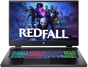 acer Nitro 17.3" Full HD IPS 165Hz Display Gaming Laptop - Obsidian Black, AMD Ryzen 7 8845HS 3.8GHz; GeForce RTX 4060 8GB GDDR6; 16GB DDR5 RAM; 1TB M.2 SSD, WI-Fi 6E,