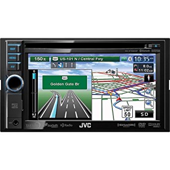 JVC KWNT500HDT 6.1" Bluetooth/HD Radio with TTN   DVD/CD/USB/SD Navigation