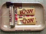 Raw Rolling Tray  Raw 110mm Roller  Raw King Size Rolling Papers Bundle