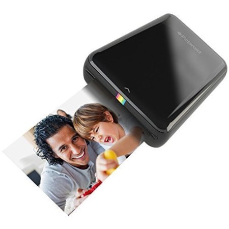 Polaroid ZIP Mobile Printer w/ZINK Zero Ink Printing Technology - Compatible w/iOS & Android Devices - Black