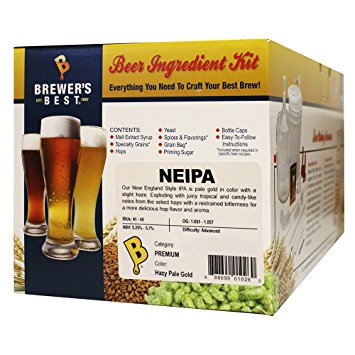 Brewer's Best NEIPA (New England IPA) Five Gallon Beer Making Ingredient Kit