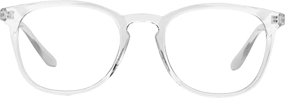 Ollrynns Blue Light Blocking Glasses Anti Eye Strain Computer Gaming Glasses for Women Men Transparent Lens Eyewear