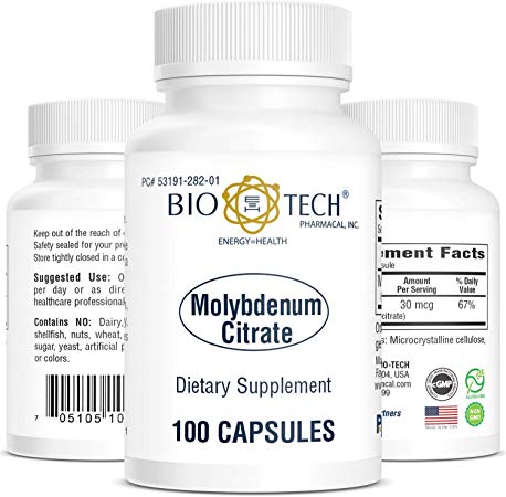 BioTech Pharmacal - Molybdenum Citrate - 100 Count