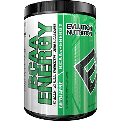 Evlution Nutrition BCAA Energy, Green Apple, 30 Servings