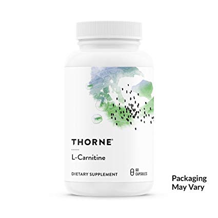 Thorne Research - L-Carnitine - Amino Acid Supplement to Support Fat Metabolism and Energy Production - 60 Capsules