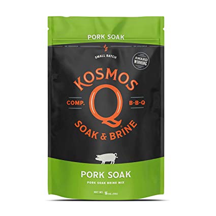 Kosmo’s Q Award Winning Competition Pork Soak| Sweet & Savory Pork Marinade | Best Barbeque Meat Brine | Moisture, Flavor, & Tenderness | Seasoning & Marinade | Gluten-Free | 16 Oz