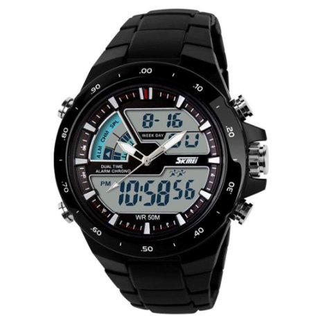 Bessky Multi Function Military S-shock Sports Watch LED Analog Digital Waterproof Alarm