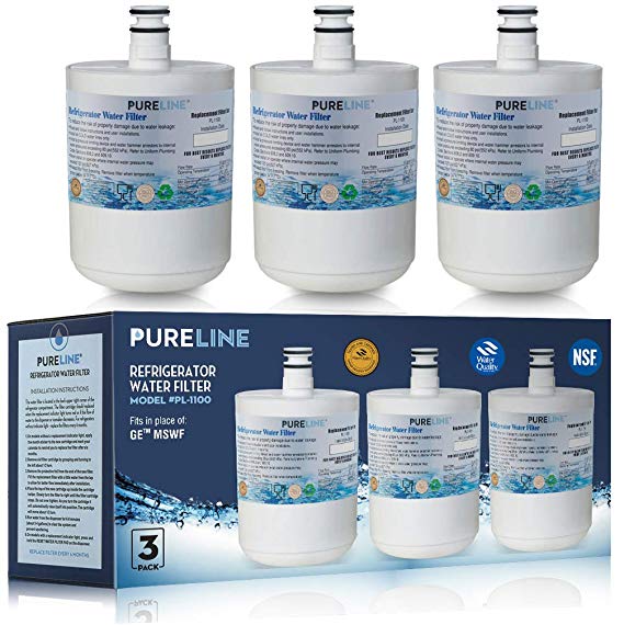 PURELINE LT500P Water Filter Replacement Cartridge. Compatible with LT500P, 5231JA2002A, ADQ72910902, KENMORE 46 9890; 46-9890; 4609890000, PS2487038 (3 Pack)