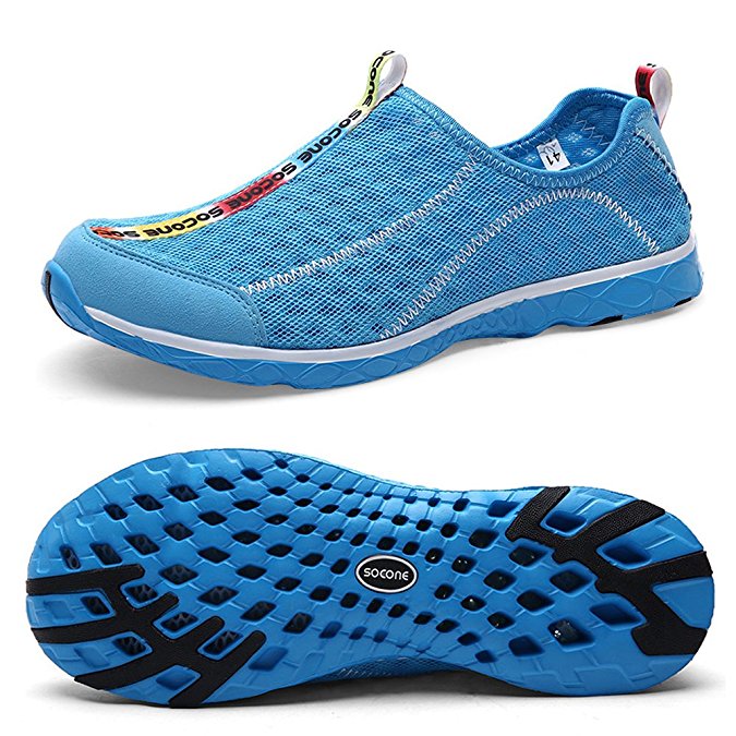 Feetmat Mens Slip on Water Shoes Athletic Walking Shoes