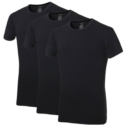 CYZ Mens 3-PK Cotton Stretch Crew Neck Slim Fit T-Shirt