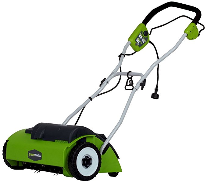 Greenworks 14-Inch 10 Amp Corded Dethatcher 27022