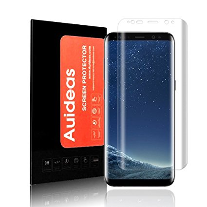 Galaxy S8 Plus Screen Protector, auideas 3D 9H Curved Mobile Phone Full Cover Glass Screen Protector For Samsung Galaxy S8 Plus [Clear]