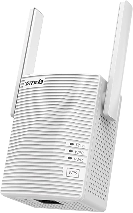 Tenda A18 AC1200 Dual Band Universal WiFi Repeater,  Broadband/Wi-Fi Extender, Wi-Fi Booster/Hotspot, with 1 Ethernet Port, works with all broadband providers, UK Plug