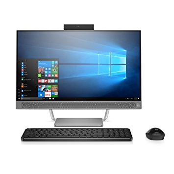 HP Pavilion All-in-One Computer, Intel i5-7400T, 8GB RAM, 1TB hard drive, Windows 10 (24-a210, Silver)