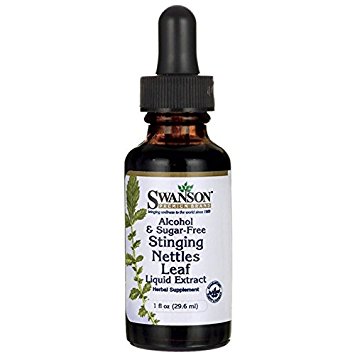 Swanson Stinging Nettles Leaf Liquid Extract, Alcohol andsugar-Free 1 fl oz (29.6 ml) Liquid