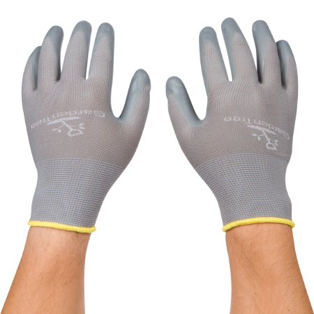Gardening Gloves (2 pair) for Women & Men - Protective & Breathable Garden & Work Gloves. Protective Coating Prevents Cuts