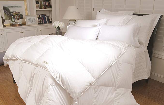 Warm Things Supremium Baffle Box Heavy Weight Hungarian Goose Down Comforter (Level 4) White/Queen