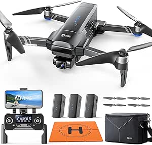 Holy Stone HS600 Drones for Adults with Camera 4K, FAA Remote ID Compliant, 2-Axis Gimbal & EIS Anti Shake, 3 Batteries 84-Min Flight Time, 10000 FT Range Transmission, 4K/30FPS, Drone Landing Pad