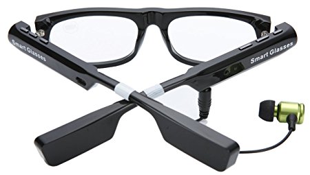 Smart Glasses 5 Mega-Pixel HD 1280×720p Built-in 8 Gb Memory Card Bluetooth 4.0 Headset V3