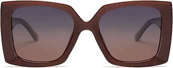 SOJOS Retro Square Polarized Womens Sunglasses Trendy Oversized Large Women's Big Shades SJ2224