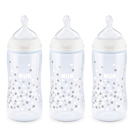 NUK Smooth Flow Anti-Colic Bottle, 10 Oz, 3 Pack