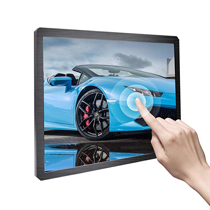 UPERFECT 12.3-inch Touchscreen Monitor HDMI VGA Display 1600×1200 Resolution for Industrial Equipment Built-in Speaker VESA Mounted for Computer Laptop Raspberry pi