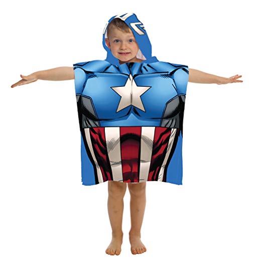 Jay Franco Captain America Avengers Hooded Poncho