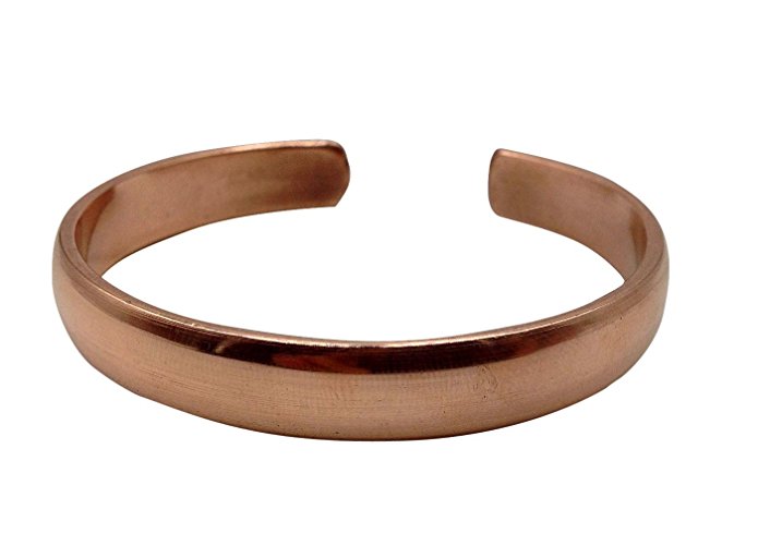 Healing Lama Hand Forged 100% Copper Bracelet. Made with Solid and High Gauge Pure Copper. Helps Reducing The Joint Pain and Stiffness, Joint Related Inflammation and Skin Allergies.