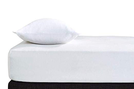 SASA CRAZE Bedding 100% Brushed Cotton Soft Flannelette Fitted Sheet Set (White, Single)