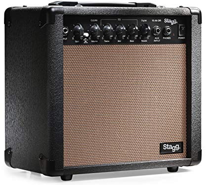 Stagg 15 AA DR USA 15-Watt Acoustic Guitar Amplifier with Digital Reverb