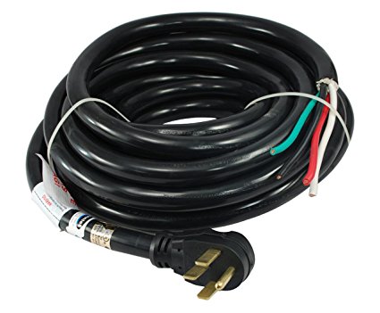 Conntek 14303 RV/Generator Power Cord 36-Foot 50 Amp Male Plug To Bare Wire