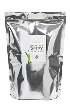 #1 The Organic Whey: One Ingredient, 100% Grass-fed Whey, Undenatured, USDA Organic, Cold-Processed, Small Batch, Family Owned Since 2011, GMP, 3rd Party Veried, No Soy/Gluten, 3 lbs, Unflavored