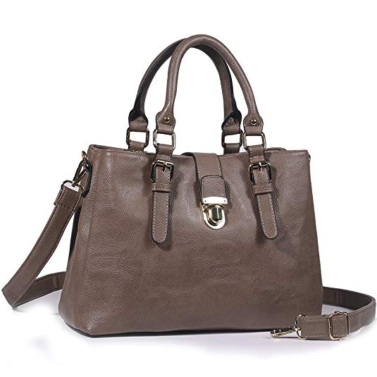 Handbags for Women Uncle.Y Shoulder Tote Zipper Satchel PU Leather Crossbody Bag