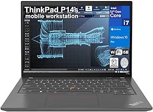 Lenovo ThinkPad P14s Mobile Workstation 14" Touchscreen FHD  Business Laptop Computer, Intel i7-1260P, 32GB DDR4 RAM, 2TB PCIe SSD, WiFi6 E, Backlit Keyboard, Fingerprint Reader, Win 10 Pro, Tilsiy