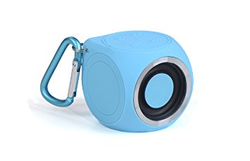 TETRA SoundWave Mini - Waterproof Portable Bluetooth Wireless Speaker. POWERFUL SOUND. Lightweight. Use in Pool, Shower, Hiking, Picnic, Party, Studying & More! NEW PRODUCT JUST LAUNCHED! (Baby Blue)