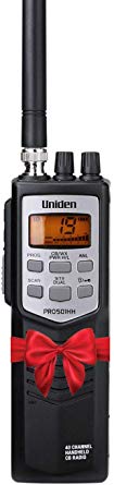 Uniden PRO501HH Professional Series 40-Channel Portable Handheld CB Radio, Large LCD Display, High/Low Power Saver Switch (HI = 4W; Low = 1W), Auto Noise Limiter, NOAA Weather, and Full Channel Scan