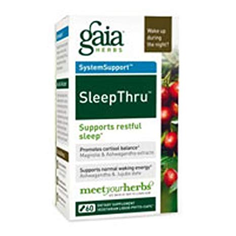 Gaia Herbs - SleepThru 60c (Pack of 2)