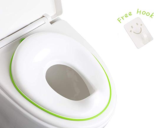 Potty Training Seat For Boys And Girls,Fits Round And Oval Toilets,Toilet Seat For Toddlers,Green